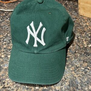 '47 Green New York Yankees Baseball Cap with White Logo